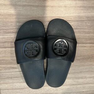 Tory Burch slides.
